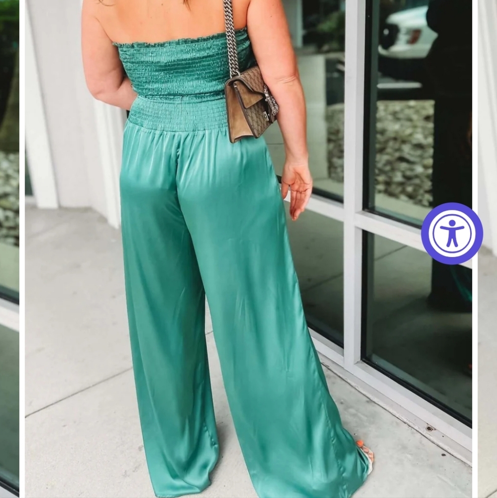 Tube top set- green